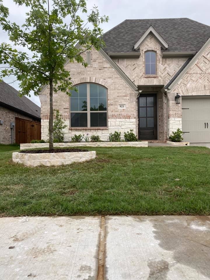 Flower Bed Edging project 1 in North Richland Hills