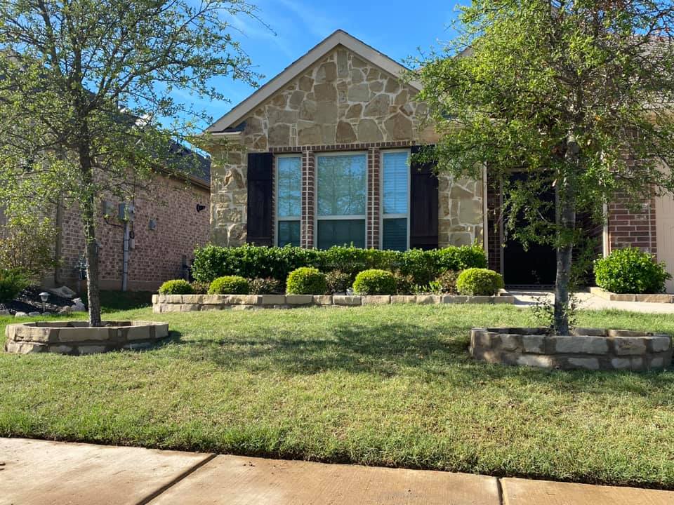 Flower Bed Edging project 2 in North Richland Hills