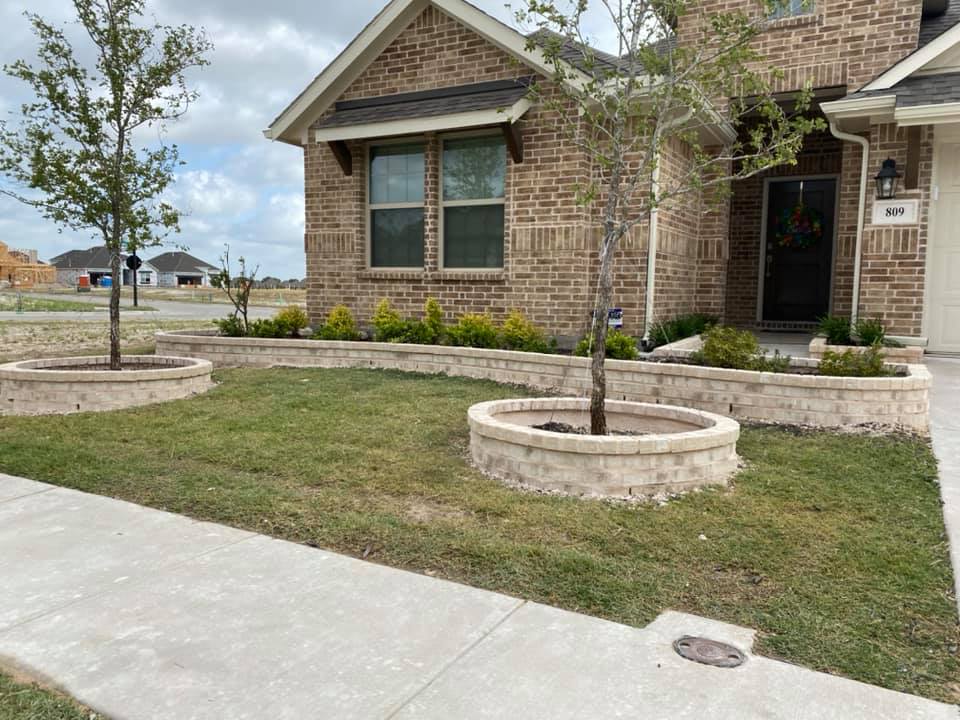 Flower Bed Edging project 4 in North Richland Hills