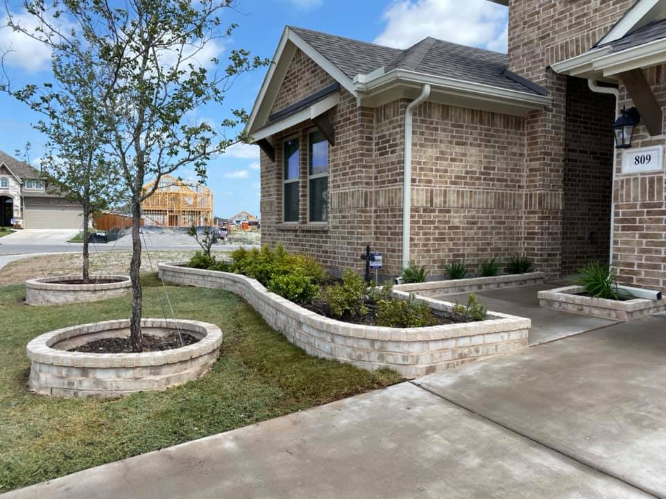 Flower Bed Edging project 5 in North Richland Hills