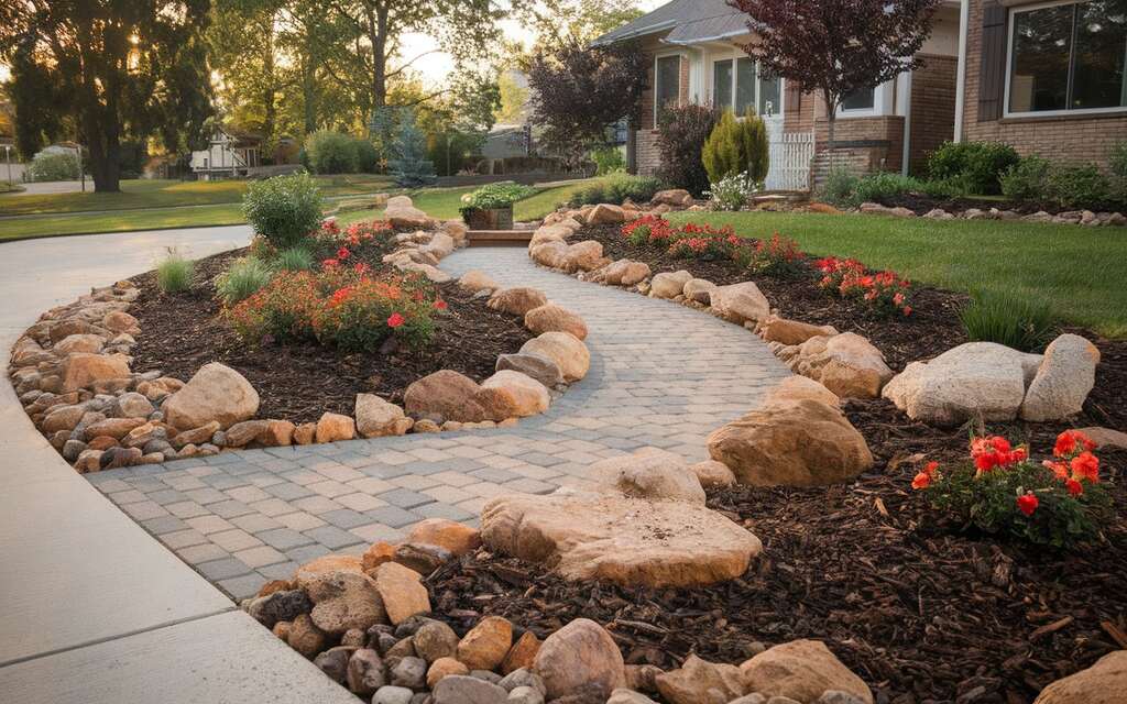 Mulch Installation project 1 in North Richland Hills