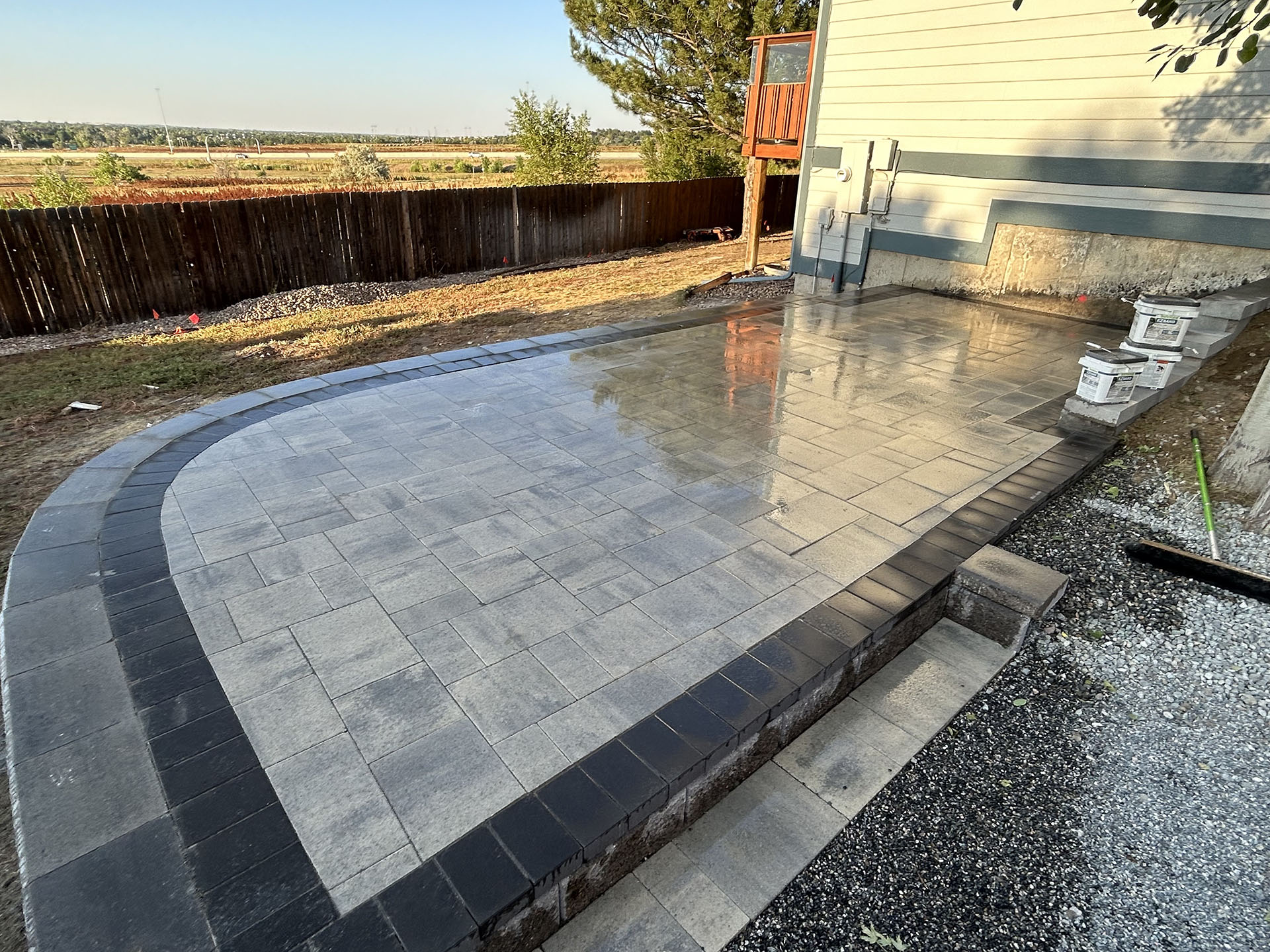 Paver Installation project 2 in North Richland Hills
