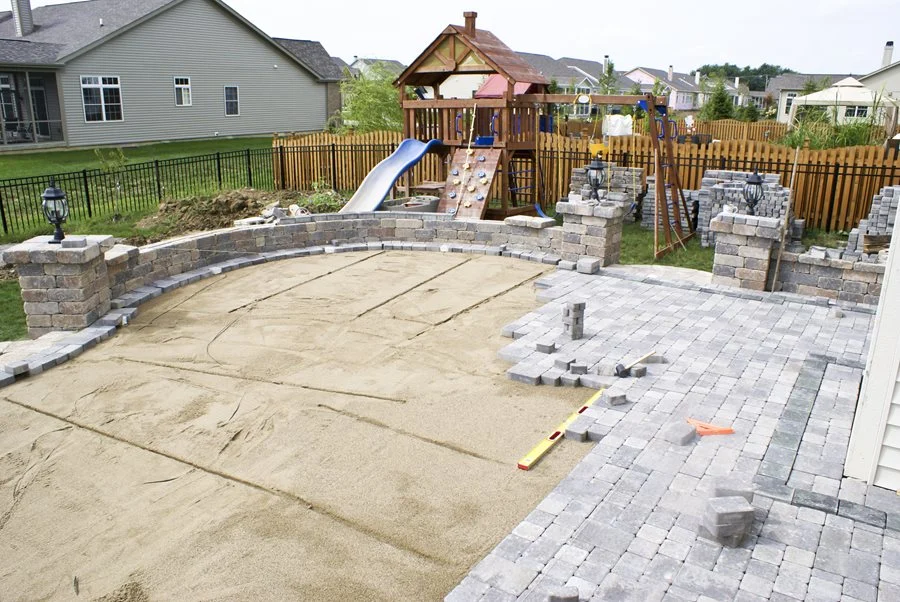 Paver Installation project 7 in North Richland Hills
