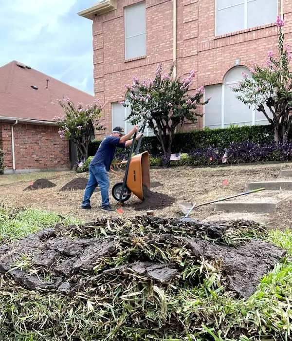 Sod Installation project 4 in North Richland Hills